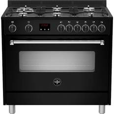 90cm - Svart Gasspisar Bertazzoni AMS96L61CZWA Svart