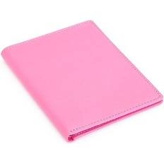 Rosa Passfodral Pink Nappa Leather RFID Blocking Bifold Passport Currency Travel Wallet