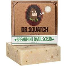 Dr. Squatch Basil Natural Soap for Minty Fresh Soap with Peppermint Naturally Clean Rinse