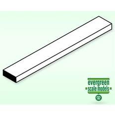 Cheap Decking Timber Evergreen Styrenliste, 2,5 x 4,0 mm, 7 stk. opaque white