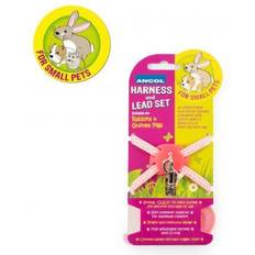 Ancol 4 Pets Rabbit & Small H'ess&lead Set Polka