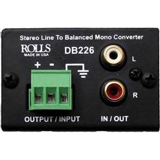 Analog to Digital Converter (ADC) D/A Converter (DAC) Rolls DB226 Stereo Line to Balanced Mono Converter