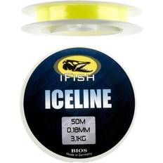 Gula Fiskelinor Ifish Isfiskelina Gul 50m 0.25mm