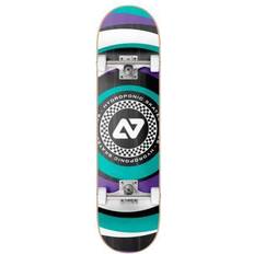 Turkis Komplette skateboards Hydroponic Komplet Skateboard Circular (Turquoise) Teal/Sort 8"