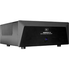 Monoprice Monolith 11-Channel (3x200 8x100 Watts) Multi-Channel Home Theater Power Amplifier with XLR Inputs Black