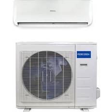 1 ton mini split heat pump MRCOOL Olympus Hyper Heat 12,000 BTU 1 Ton Ductless Mini Split Air Conditioner and Heat Pump 230V/60Hz, White