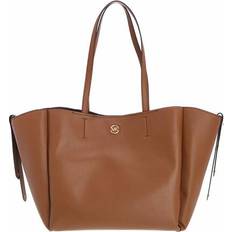 Michael Kors Freya Large Pebbled Leather Tote Bag - Brown