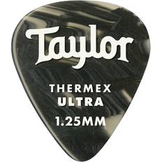 Onyx 6 Taylor Premium 351 Thermex Ultra Picks Black Onyx 6-Pack 1.25 Mm 6 Pack