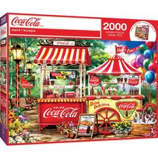 Non-Toxic Classic Jigsaw Puzzles Masterpieces Signature Coca-Cola Stand 2000 Pieces