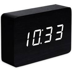 Vækkeur led Gingko Brick Click Clock LED