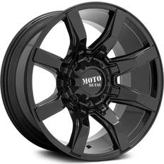 20" - Black Car Rims Moto Metal MO804 SPIDER Gloss Black Wheel