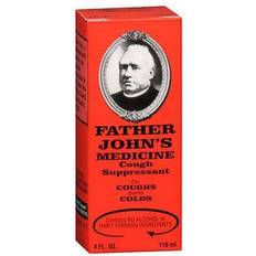 Cough and cold medicine Father John’s Medicine Cough Suppressant, 4 Oz