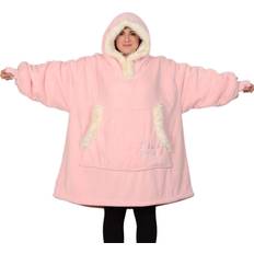 Lang Overdeler Snug Rug Eskimo Hoodie - Quartz Pink