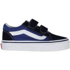 Vans Blue Children's Shoes Vans Toddler OId Skool V - Navy/True White