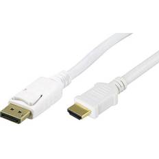 HDMI-DisplayPort - HDMI-kaapeli Kaapelit Deltaco HDMI - DisplayPort