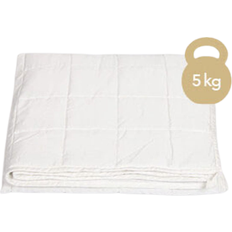 5.0 kg Tyngdedyner Swedish Posture Tyngdtäcke 5kg Tyngdedyne 5kg Hvid (200x150cm)