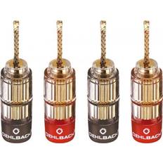 Banana Plugs Adapter 4 Pack