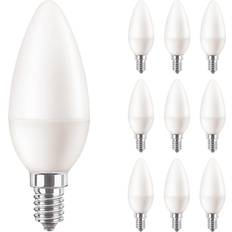 Led e14 60w dæmpbar Philips Fordelspakke 10x Corepro LEDcandle E14 matt 7W 806lm 822-827 Dim tilWarm dæmpbar erstatter 60W