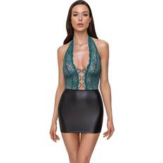 Cottelli Collection Kleid schwarz/petrol