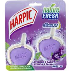 Toalettblock Harpic Hygienic Toalettblock lavendel, 2-pack