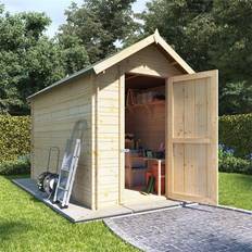 BillyOh Firewood Shed BillyOh 10 6 Log Cabin - Heavy Duty Apex Windowless Log Cabin Store