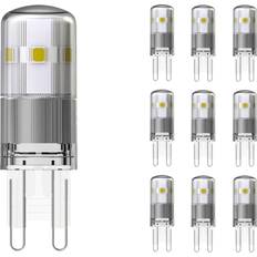 Capsule g9 Noxion Fordelspakke 10x Bolt LED Capsule G9 1.9W 200lm 827 ekstra varm hvid erstatter 20W