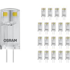Led g4 10w Osram Fordelspakke 20x Parathom LED Pin G4 0.9W 100lm 827 ekstra varm hvid erstatter 10W