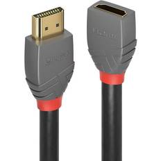 Hdmi forlængerkabel Lindy HDMI Forlængerkabel HDMI-A-stik, HDMI-A-hunstik