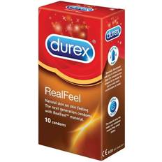 Durex real feel Durex 10 stk. Real Feel Kondomer (latexfri) (Guld folie)