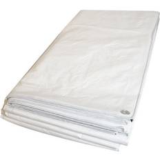 Presenning hvid Seatec Presenning, Super Tarp, Standard, (5x8meter) (160g/m2) Hvid
