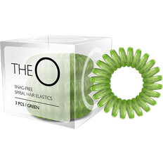 The O Spiral Hårelastikker 3 stk - Green
