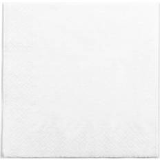 Vegware Compostable 33cm 2 Ply White Napkins 1x2000