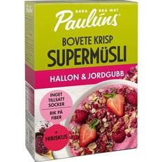 Paulúns müsli Paulúns Müsli Hallon & Jordgubb 400g