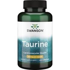 Taurine Vitamins & Minerals Swanson Taurine - 500mg Capsules 100 pcs