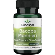 Bacopa monnieri Swanson Bacopa Monniera 10:1 Extract, 50mg 90 st