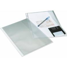 Bantex Dokumentlomme m/flap A4 PP kopi/refleksfri
