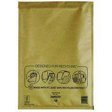 Mail Lite Bubble Lined Postal Bag Size J6 300x440mm Gold Pack of 50