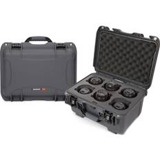 Nanuk Kamerareput Nanuk 918-LENS7, 6 Lens Waterproof Hard Case, Graphite 918-LENS7