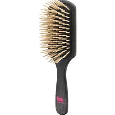 TEK Professional Large Paddle Brush With Long Wooden Pins