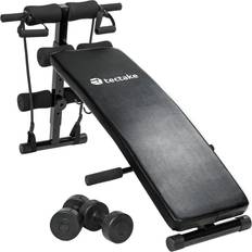 tectake Træningsbænk Cuttler 129 x 55 x 70 cm