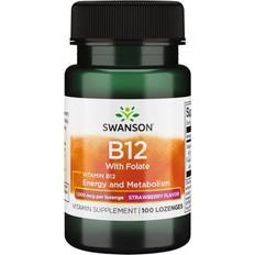 B 12 Swanson B-12-Vitamin 1000 Mcg Sugetabletter