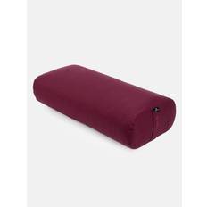 (Burgundy) Yoga Studio EU Rectangular Lightweight Bolster