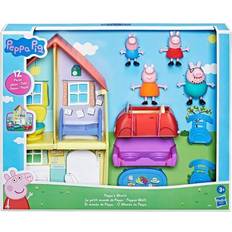 Peppa pig car Hasbro Peppa Pig Peppas World Playhouse including 4 Figures & Car