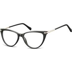 SmartBuy Collection Naisten Kissan silmä Full rim Muovi Musta Sinisen Valon Suodatin