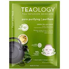 Teaology Green Niacinamide & Aha Exfoliating Neck & Face Mask 21ml