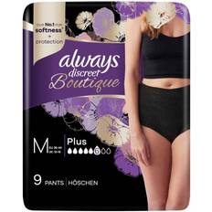 Always Discreet Boutique Underwear Incontinence Pants Plus Medium Black X Sensitive