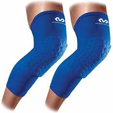 Health McDavid Knee Compression Sleeves: Hex Knee Pads Compression Leg Sleeve for Basketball, Volleyball, Weightlifting, and More Pair of Sleeves, ROYAL, Adult: MEDIUM