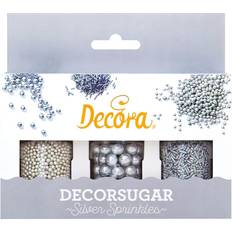 Accessori da forno Decora Sølv krymmel sæt 3 Cookie Cutter