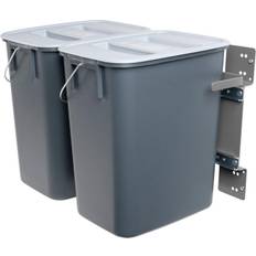 Utdragbar källsorteringssats 6 delar 2x12 l