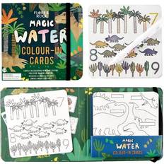 Magic kort Floss & Rock Dino Magic Water Colour-In Cards